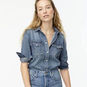 TALL SLIM-FIT CHAMBRAY SHIRT  COLEBROOK WASH NWOT